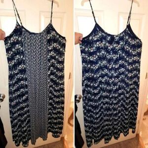 Motherhood Maternity Flowy Floral Summer Maxi Dress Women's Size Maternity L